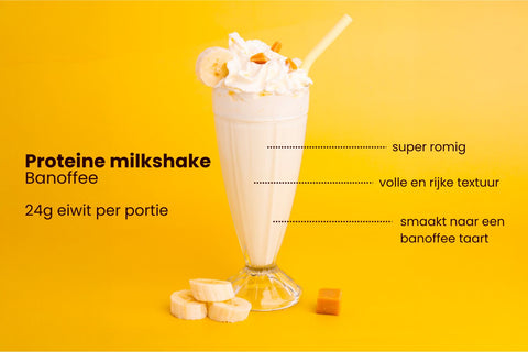 Proteine Milkshake - Banoffee Smaak