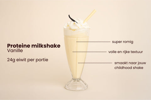 Proteine Milkshake - Vanille Smaak