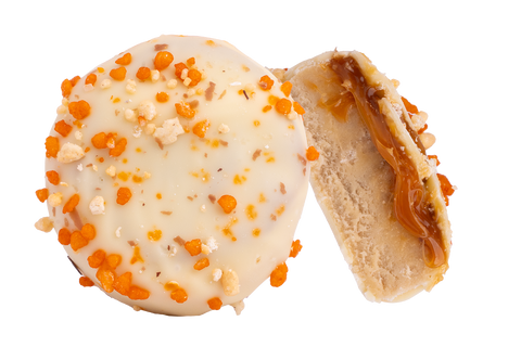 Weißer Karamell Keks Streusel