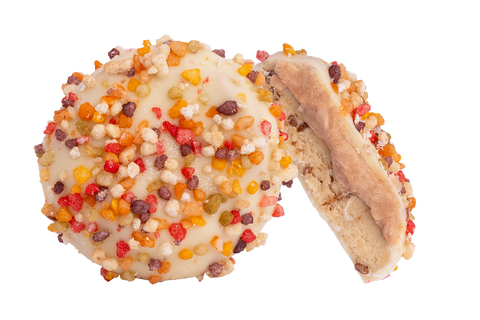 Weißes Zimtbrötchen