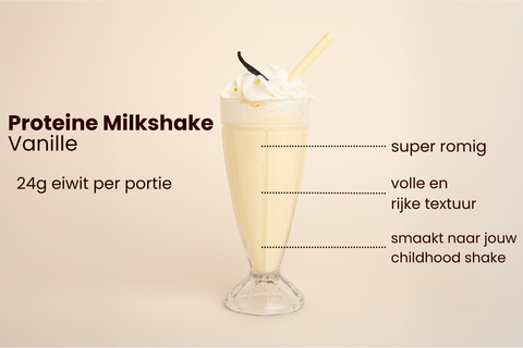 Proteïne Milkshake - Vanille smaak